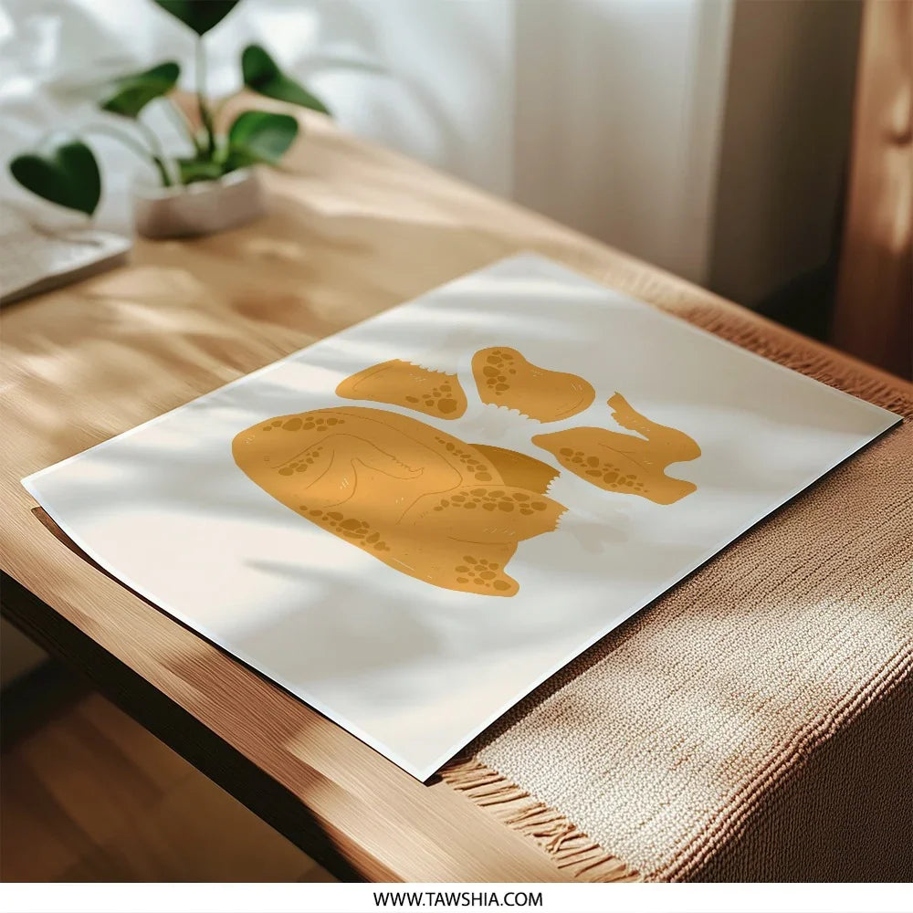 Roasted Turkey Photographic Print, Food Art Print, Kitchen Decor, Thanksgiving Wall Art, Holiday Dinner Artwork, Modern Foodie Gift - Tawshia