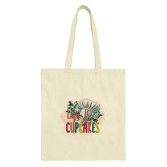 Life is Cupcakes Tote Bag, Baker Gift, Chef Tote, Cooking Lover, Unique Design, Everyday Bag, Stylish Tote, Cute Accessories - Tawshia