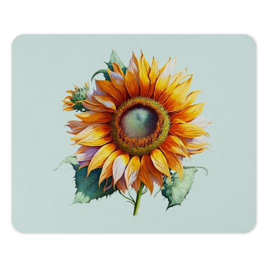 Sunflower Mouse Pad, Floral Mousepad, Sunflower Decor, Office Decor, Flower Desk Accessories, Desk Mat, Cute Mousepad, Botanical Mousepad - Tawshia