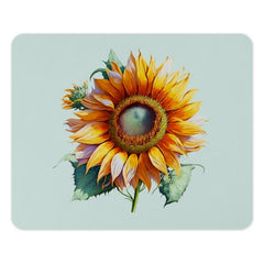 Sunflower Mouse Pad, Floral Mousepad, Sunflower Decor, Office Decor, Flower Desk Accessories, Desk Mat, Cute Mousepad, Botanical Mousepad - Tawshia