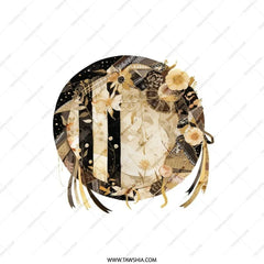 Floral Circle Pillow, Abstract Art Pillow, Modern Home Decor Pillow, Decorative Throw Pillow, Gift for Her, Accent Pillow, Designer Pillow - Tawshia