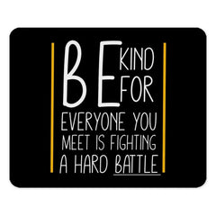 Be Kind Mouse Pad, Motivational Mousepad, Inspirational Quote Gift, Positive Vibes Desk Decor, Office Gift, Home Office, Kindness Mouse Pad - Tawshia