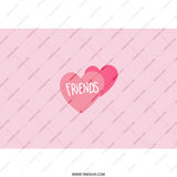 Best Friends Tumbler, Pink Heart Tumbler, Cute Tumbler, Gift for Bestie, Friendship Gift, Friends Forever, Pink Tumbler with Straw - Tawshia
