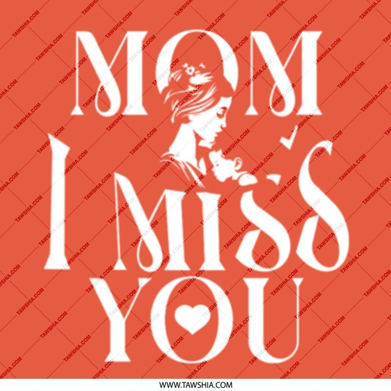Mom I Miss You heartfelt message gift product