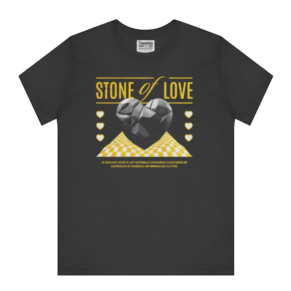 Stone of Love Heart Graphic Design T-shirt product type
