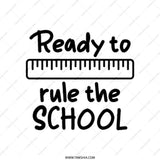 Ready to Rule Tote Bag, Back to School Tote, Teacher Tote Bag, School Tote, Student Tote, Gift for Teacher, Funny Tote Bag - Tawshia