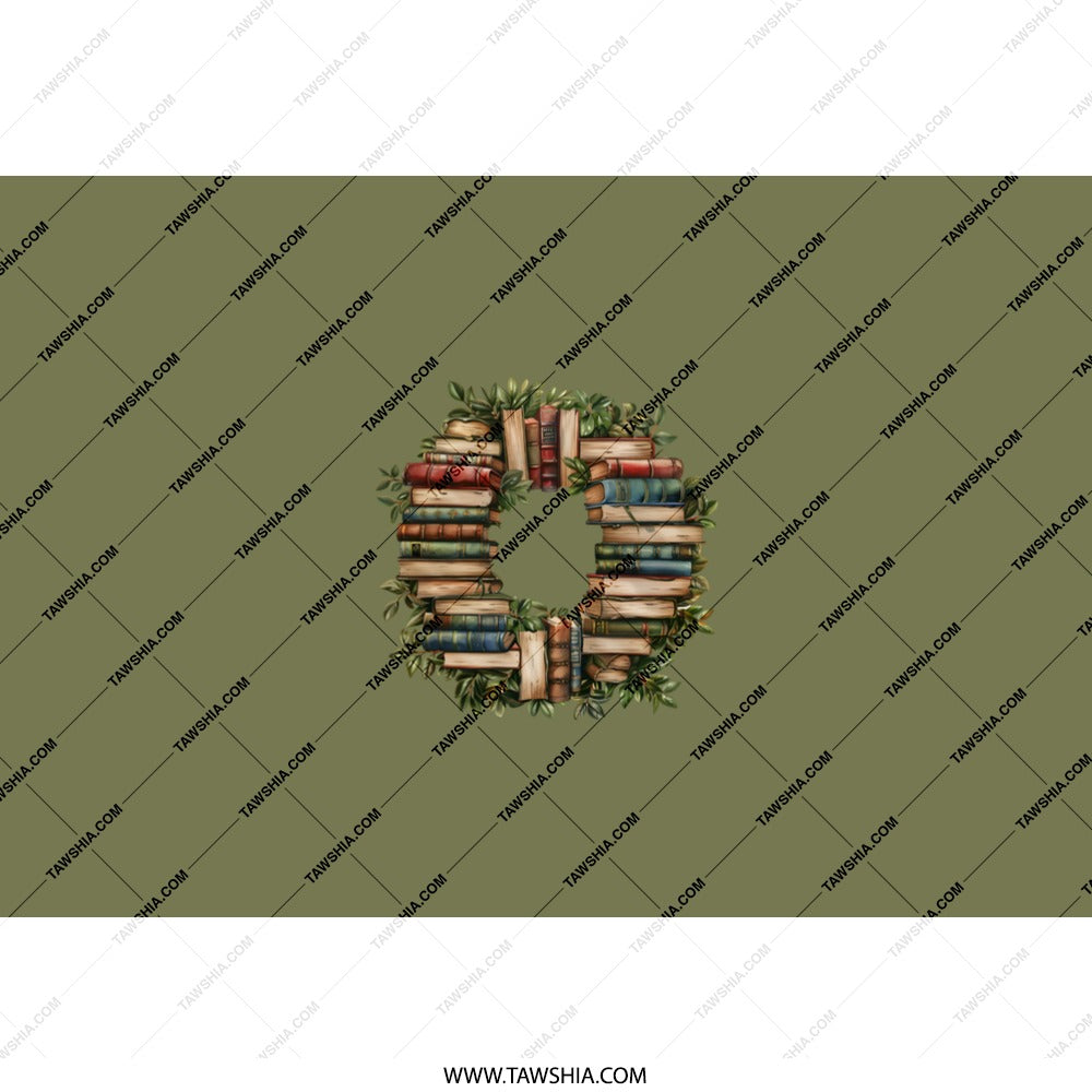 Books Wreath Tumbler, Reader Gift, Book Lover Tumbler, Literary Tumbler, Librarian Gift, Teacher Appreciation, Books Tumbler - Tawshia