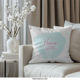Mom Pillow, Home Decor Pillow, Gift for Mom, Mother's Day Present, Home is where your Mom is Pillow, Decorative Pillow, Cute Pillow - Tawshia