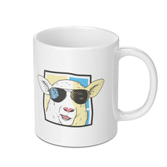 Cool Sheep With Sunglasses Design Mug product type