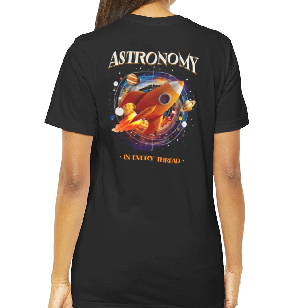 Astronomy Rocket Space Design Graphic T-shirt product type