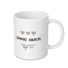Game Over Continue Yes No Design Mug product