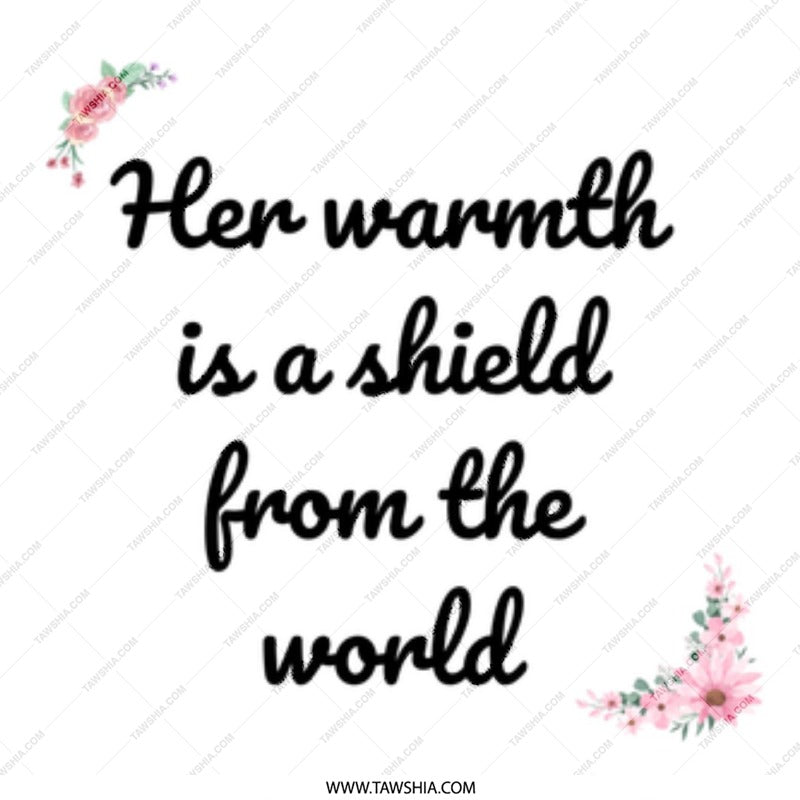 Her Warmth Mug, Shield From The World Mug, Floral Mug, Gift Mug, Comfort Mug, Inspirational Mug, Cozy Drinkware - Tawshia