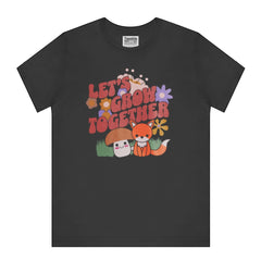 Let's Grow Together Fox and Mushroom Cartoon product