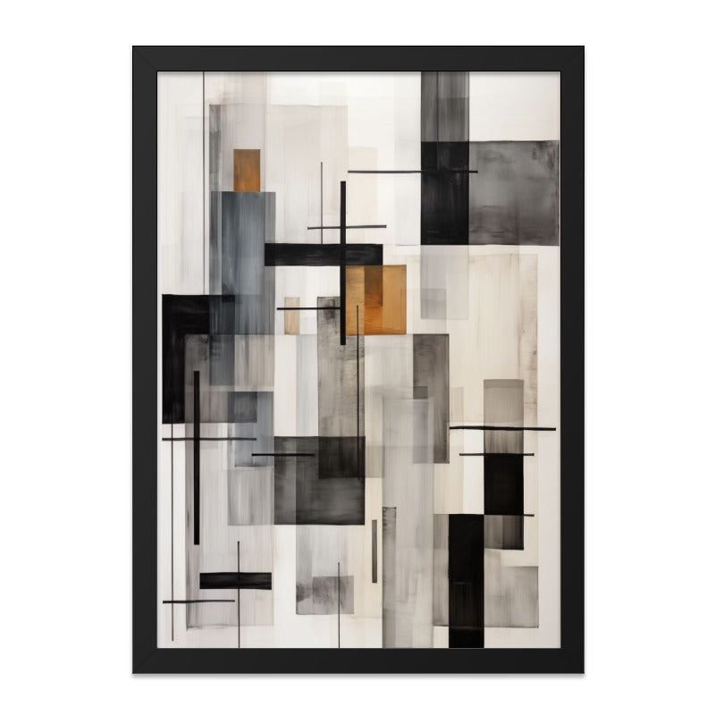 Abstract Wall Art, Geometric Art Print, Modern Home Decor, Minimalist Art, Neutral Tones Art, Contemporary Art, Abstract Painting - Tawshia