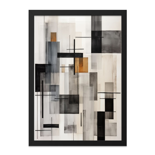 Abstract Wall Art, Geometric Art Print, Modern Home Decor, Minimalist Art, Neutral Tones Art, Contemporary Art, Abstract Painting - Tawshia
