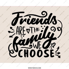 Friends Family Mouse Pad, Inspirational Quote Desk Decor, Best Friend Gift, Friendship Mousepad, Office Accessories, Computer Mat - Tawshia