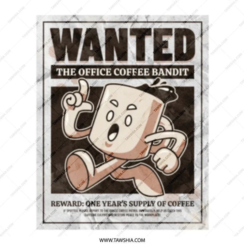 Wanted Poster Office Coffee Bandit Mug product