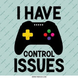 Funny Gamer Pinback Button, Control Issues, Gaming Humor, Gift for Gamers, Video Game Controller, Geeky Button, Gamer Gift Pin - Tawshia