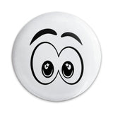 Cartoon Eyes Pinback Button, Googly Eyes Button, Starry Eyes Pin, Funny Face Pin, Cute Eyes Gift, Expressive Eyes Button, Party Favor - Tawshia