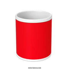 Bright Red Mug for Home and Office Use product