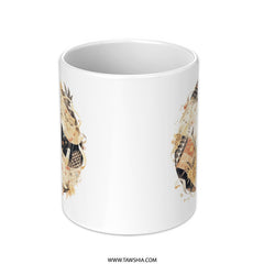 Vintage Geisha Art Mug, Japanese Culture Coffee Mug, Aesthetic Asian Design Cup, Unique Oriental Tea Mug, Gift For Her, Stylish Ceramic Mug - Tawshia