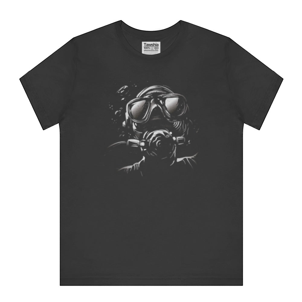 Dark Graphic Gas Mask Design T-shirt product type