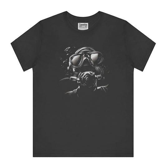 Dark Graphic Gas Mask Design T-shirt product type
