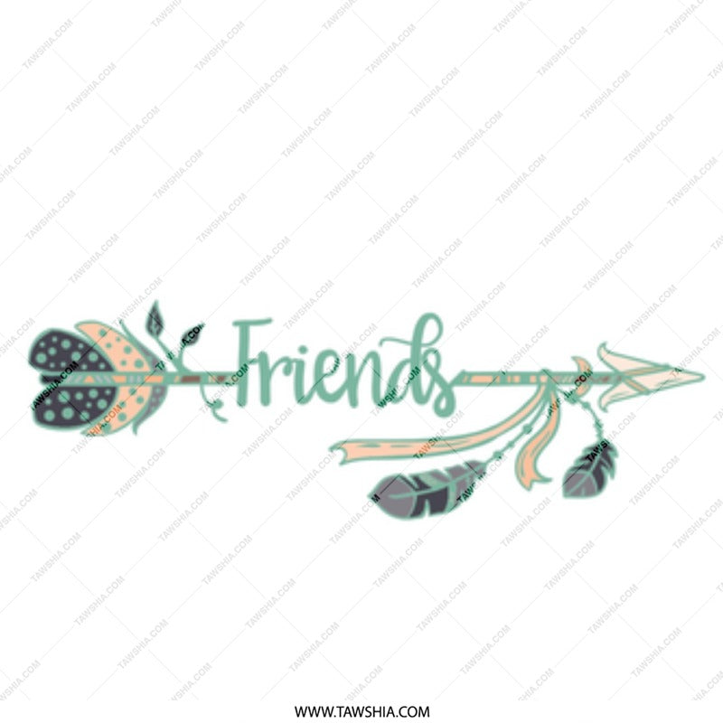 Friends Arrow Mug, Friendship Gift, Best Friend Present, Cute Mug, Gift For Her, Coffee Mug, Tea Mug, Birthday Gift Idea, Unique Mug - Tawshia