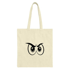Owl Eyes Tote Bag, Funny Animal Bag, Quirky Design, Nature Lover Gift, Cute Reusable Bag, Everyday Tote - Tawshia