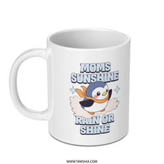 Moms Sunshine Rain or Shine Penguin Mug product type