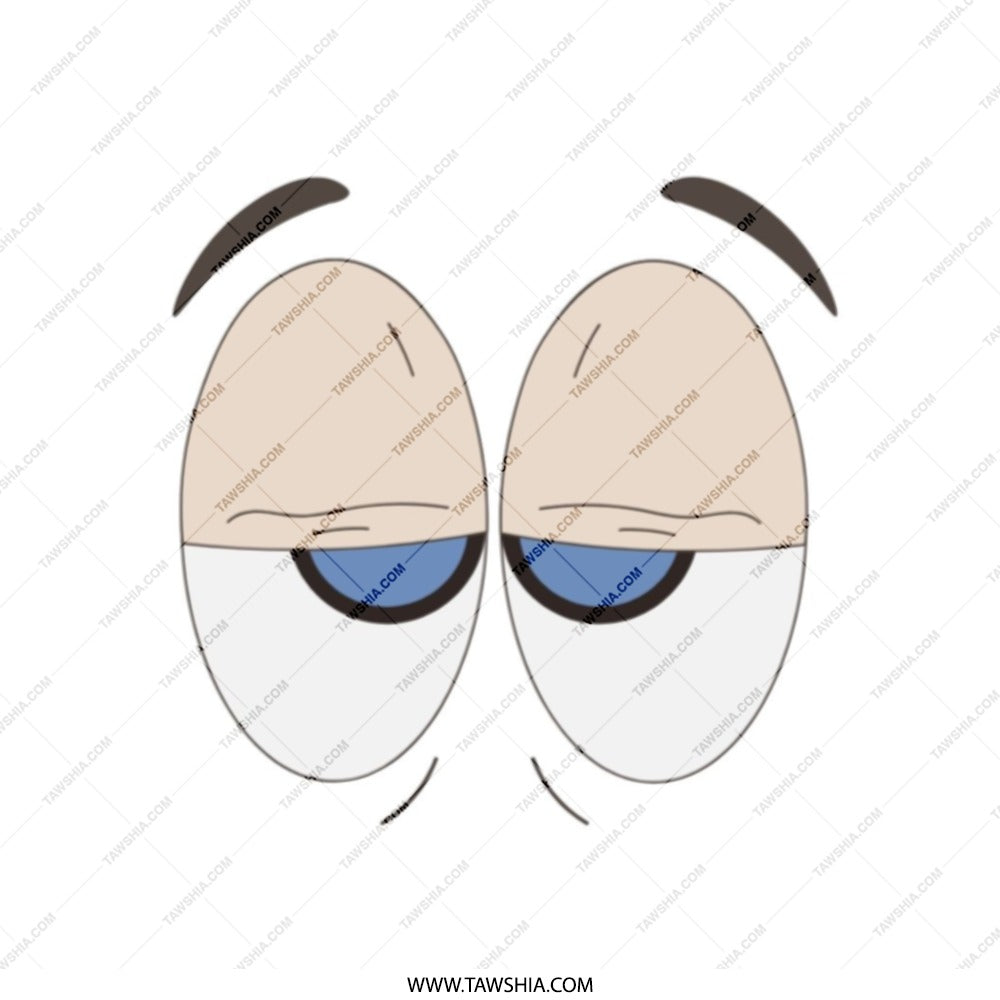 Funny Cartoon Eyes Tote Bag, South Park Inspired Tote, Tired Eyes Bag, Animated Eyes Design Tote, Novelty Bag, Gift Tote Bag - Tawshia