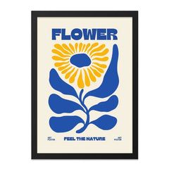Flower Wall Art, Botanical Print, Floral Poster, Abstract Art Print, Modern Home Decor, Minimalist Art, Nature Wall Decor - Tawshia