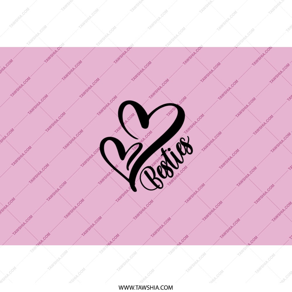Besties Tumbler, Friendship Tumbler, Best Friend Gift, Gift for Besties, Bestie Forever, Tumbler for Friends, Sister Gift, Sister Tumbler - Tawshia