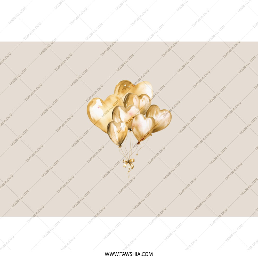 Heart Balloons Tumbler, Cute Tumbler, Gift for Her, Balloon Art Tumbler, Heart Tumbler, Special Occasion Tumbler, Tumbler with Straw - Tawshia