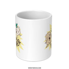 Cute Illustrated Cartoon Characters White Mug product