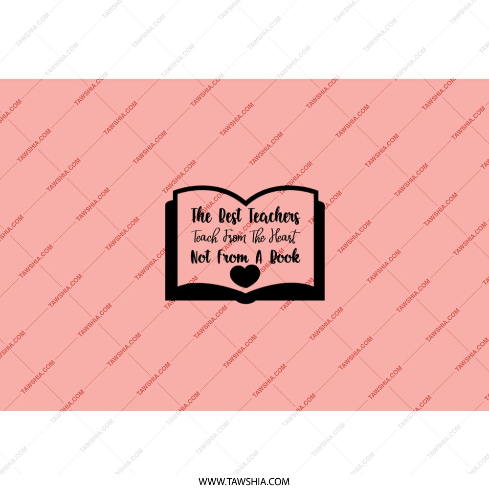Teacher Tumbler, Heart Tumbler, Gift for Teacher, Teacher Appreciation Gift, Teacher Gifts, Books Tumbler, Gifts for Teachers - Tawshia