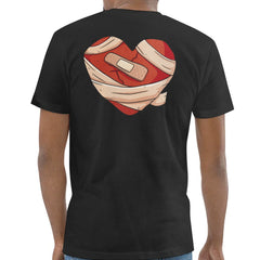 Heart Bandage Love Shirt Unique Graphic Design product type