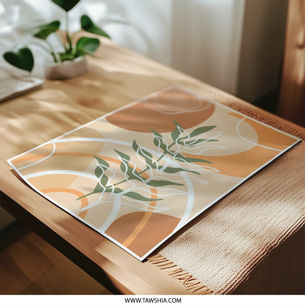 Botanical Photographic Print, Abstract Art, Minimalist Decor, Modern Wall Art, Plant Print, Boho Home Decor, Nature Inspired Art - Tawshia