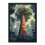 Redwood Forest Wall Art, Giant Sequoia Tree Print, Nature Photography, Landscape Art, Forest Scene, Tree Artwork, Home Decor - Tawshia