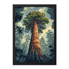 Redwood Forest Wall Art, Giant Sequoia Tree Print, Nature Photography, Landscape Art, Forest Scene, Tree Artwork, Home Decor - Tawshia