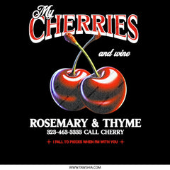 Romantic My Cherries and Wine Themed Product