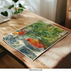 Still Life Photographic Print, Kitchen Art Print, Fruits and Vegetables, Home Decor, Greenhouse Window, Botanical Art, Nature Art - Tawshia