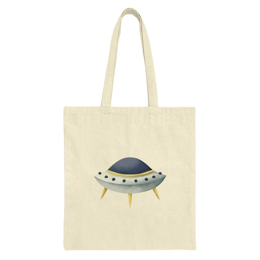 UFO Tote Bag, Alien Spaceship Design Bag, Outer Space Lover Gift, Minimalist Tote, Sci Fi Gift, Unique Bag, Space Exploration, Gift for Geek - Tawshia