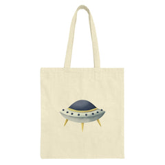 UFO Tote Bag, Alien Spaceship Design Bag, Outer Space Lover Gift, Minimalist Tote, Sci Fi Gift, Unique Bag, Space Exploration, Gift for Geek - Tawshia