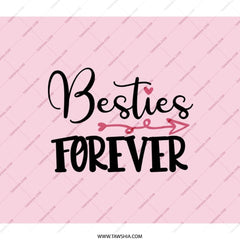 Besties Forever Backpack, Friendship Backpack, Best Friend Gift, Matching Backpack, Gift For Best Friend, Girls Backpack, Heart Backpack - Tawshia