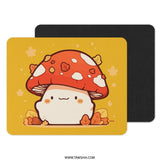 Cute Mushroom Mouse Pad, Kawaii Desk Decor, Aesthetic Gaming Pad, Forestcore Office Accessories, Adorable Computer Mat - Tawshia