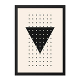 Modern Geometric Art, Triangle Wall Art, Minimalist Print, Black and White Wall Decor, Abstract Art Print, Contemporary Art - Tawshia