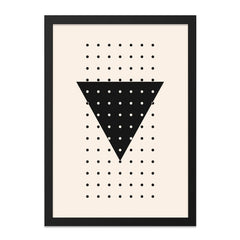 Modern Geometric Art, Triangle Wall Art, Minimalist Print, Black and White Wall Decor, Abstract Art Print, Contemporary Art - Tawshia