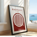 Bauhaus 1923 Wall Art, Modern Geometric Print, Abstract Circle Art, Minimalist Home Decor, Contemporary Wall Decor, Housewarming Gift - Tawshia