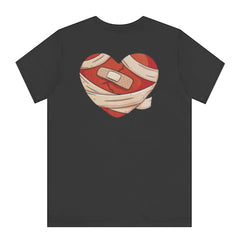 Heart with Bandage Unique Graphic Design T-Shirt product type